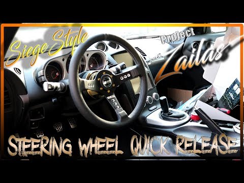 350Z NRG Quick Release and Sparco Steering Wheel Install W/ Horn & Cruise Control