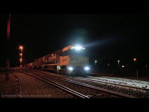 Late Night 6MP5 Freight Train - PoathTV Australian Railways