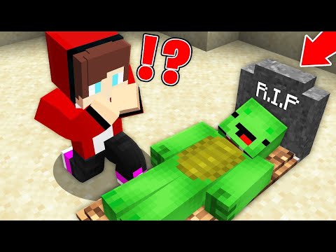 JJ HEROICALLY RESCUES Mikey from Minecraft Maizen!