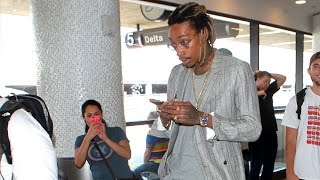 Wiz Khalifa Dresses Up To Roll Through LAX After Arrest