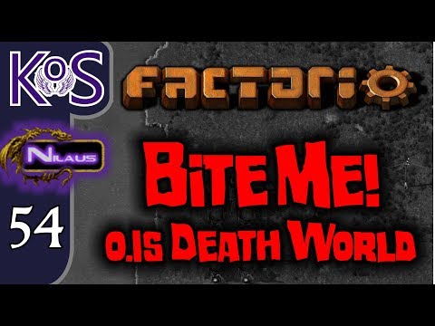 Factorio 0.15 Bite Me! Ep 54: WILL WE ESCAPE??? - Death World COOP MP Gameplay, Let's Play