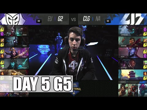 G2 eSports vs CLG | Day 5 Mid Season Invitational 2016 | G2 vs CLG MSI 1080p