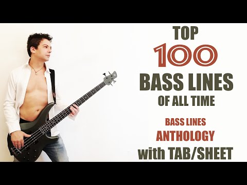 Top 100 BASS LINES of ALL TIME with TABs - Best Iconic BASS RIFFS Anthology!|
