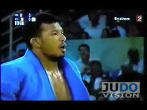 JUDO 2008 Olympics: Amar Benikhlef (ALG) Yves Matthieu Dafreville (FRA)