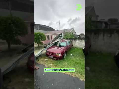 Tornado em São José dos Pinhais deixa população apavorada