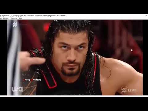WWE Monday Night RAW 2 19 2018 Highlights HD   WWE RAW 19 February 2018 Highlights HD   YouTube