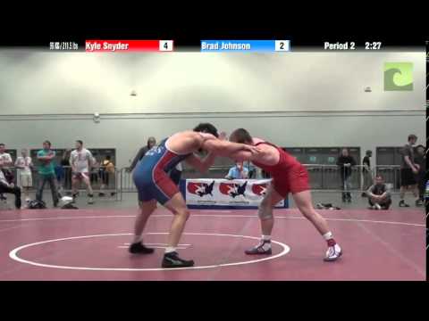Men 96 KG / 211.5 lbs - Kyle Snyder vs. Brad Johnson