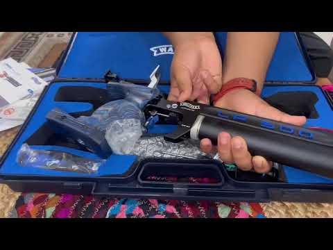 New Walther LP500 E Expert Blue Angle unboxing and review 