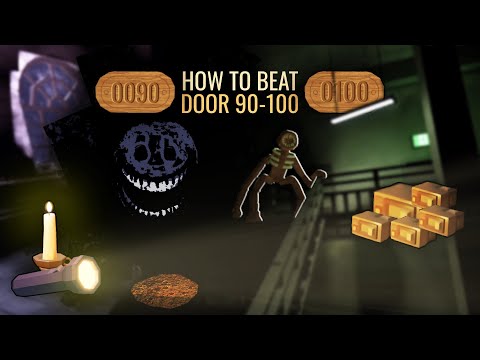 🕯️ How to beat Door 90-100 (Greenhouse & Electrical Room) - ROBLOX Doors