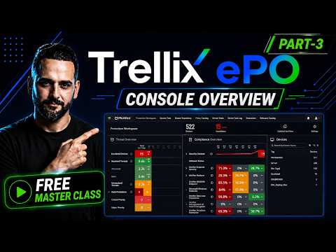 Trellix ePO console dashboards and menus explained