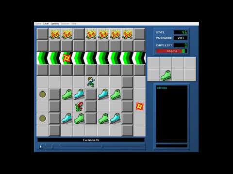 CCLP4 level 46 solution - 251 seconds