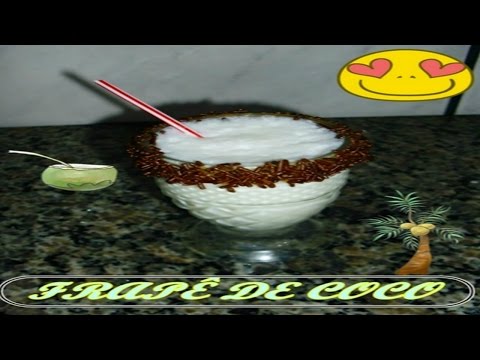 Receita: Frapê de coco