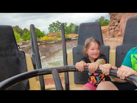 Grand Canyon Rapids Ride POV At PortAventura World, Salou