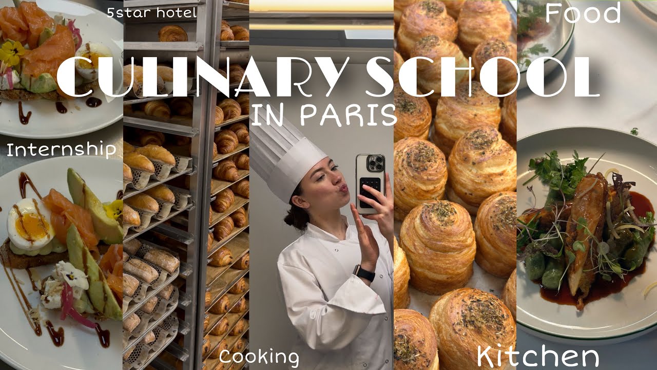 CULINARY SCHOOL IN PARIS VLOG| internship, Sunday Brunch, French restaurant, cooking, food,
