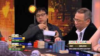Two Asian Businessmen Clash in $1 MILLION DOLLAR pot (Real Money) [Funny] video