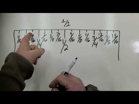 Understanding tape measure fractions and finding center