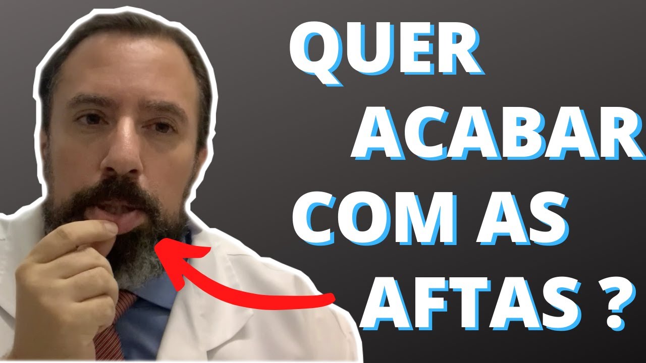 O que causa afta na boca? Como acabar com afta