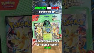 Ascended Heroes Blister 2 Pack Opening! 🔥 Profit Or loss Series Part 05👀 #pokemon #pokemontcg