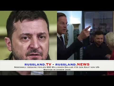 Sekenskij: Ukraine fehlen 800 Millionen Dollar für den Kauf von US Waffen in diesem Jahr