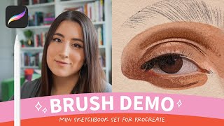 BRUSH DEMO: Mini Sketchbook Set for Procreate