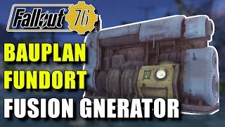 Bauplan für Fusion Generator bekommen | Fallout 76 | Fundort