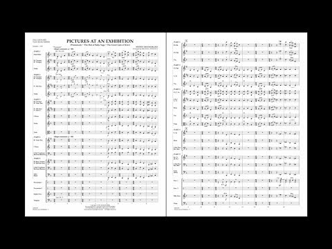 Pictures at an Exhibition (Excerpts) by Modest Moussorgsky/arr. Michael Sweeney