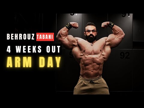 FULL ARM DAY - BEHROUZ TABANI - 4 WEEKS OUT DUBAI PRO