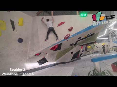 Qualifikation Boulder 1-3 - Weibliche Jugend A - 1.DJC (B) 2024 Düsseldorf