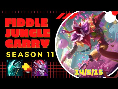 Fiddlestick Jungle Carry S11 League of Legends [Full Gameplay]