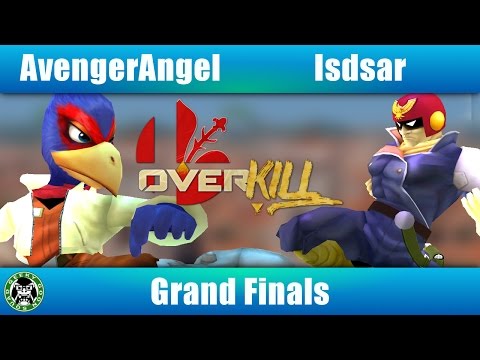 Overkill 2 - AvengerAngel (Falco) Vs. Isdsar (Cpt.Falcon) - Grand Finals - Melee