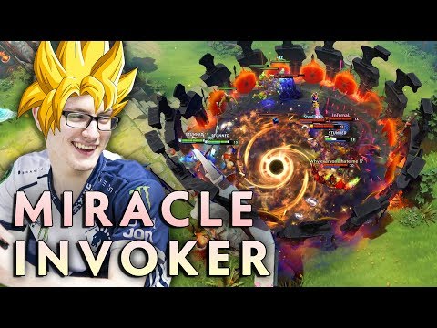 DREAM TEAM — Miracle INVOKER got BEST teammates in MMR