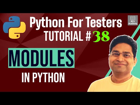Python for Testers 38 Modules in Python | Creating Modules in Python
