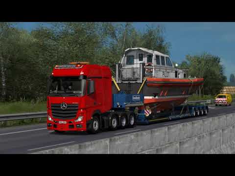 ETS2 Mercedes Actros MP4 4163 Brussels - Amsterdam