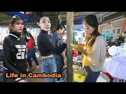 Discover Phnom Penh Street Food | Market Tour & Local Daily Life in Cambodia.