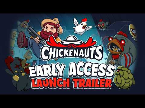 Chickenauts | Launch Trailer (Early Access) | PC (Steam)