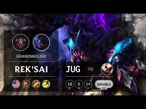 Rek'Sai Jungle vs Lee Sin - NA Grandmaster Patch 9.9