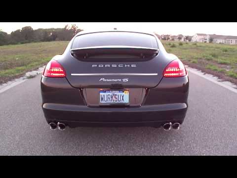 2011 Porsche Panamera 4S with AWE Tuning Touring Edition Exhaust