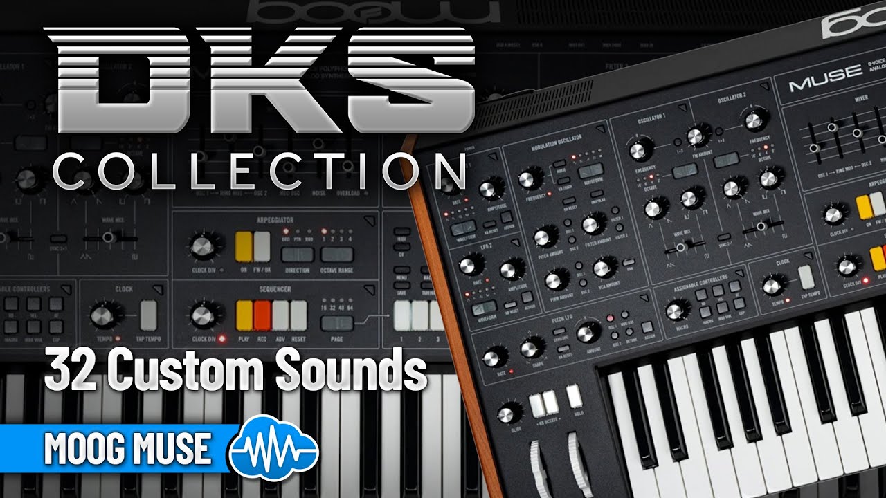 DKS014 - DKS Soundset - Moog Muse ( 32 presets ) - Video Preview 2