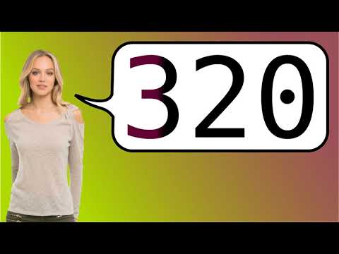 How to say '320' in French?