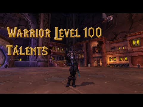 WoW: Warlords of Draenor Beta Warrior Level 100 Talents