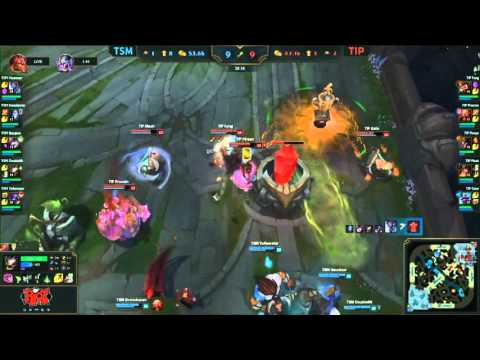 TSM vs TIP highlights NA LCS Spring 2016 W8D1 Team Solo Mid vs Team Impulse