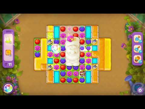Gardenscapes 1991 Super Hard Level - 14 moves - NO BooSTERS