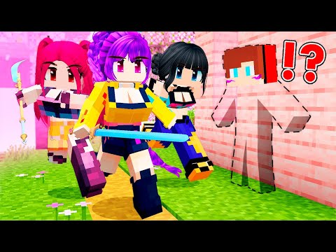 DEMON JJ in CAMOUFLAGE VS RUMI MIRA ZOEY in VILLAGE!?  - Maizen Minecraft JJ & Mikey