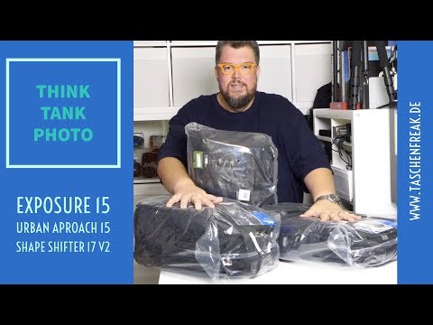 Drei mal Think Tank Photo: Shape Shifter 17 V2 - Urban Approach 15 - Exposure 15