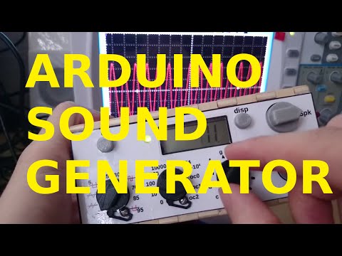 Multi-function Arduino waveform generator with speaker and LCD