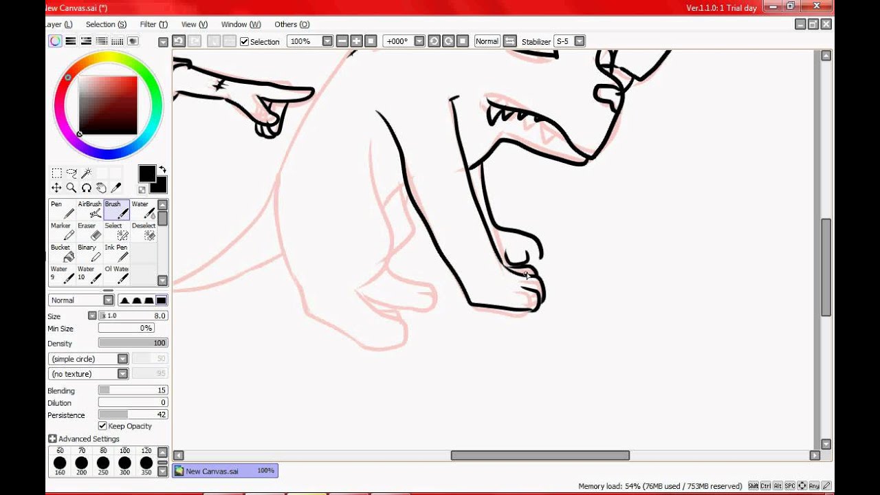 speedpaint dog has 3 head