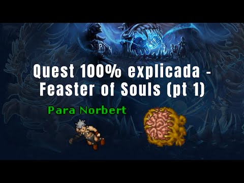 Tibia - Feaster of Souls Quest (part 1 of 3 - from the beginning until killing the brain)