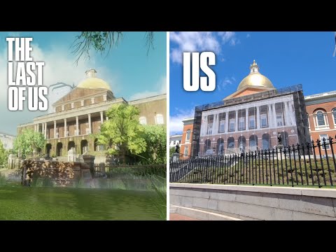 The Last of Us (Boston) - Game vs Real Life Comparison