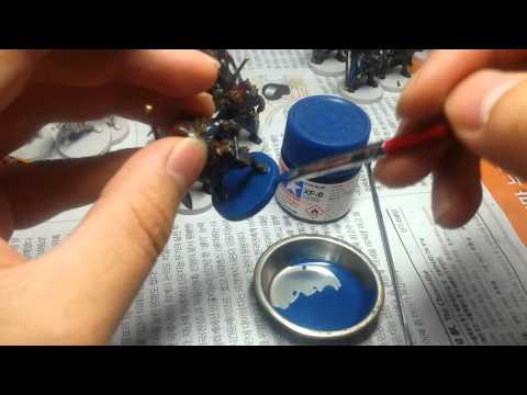 동영상 도색 방법 설명 (2)(붓도색의 기초)