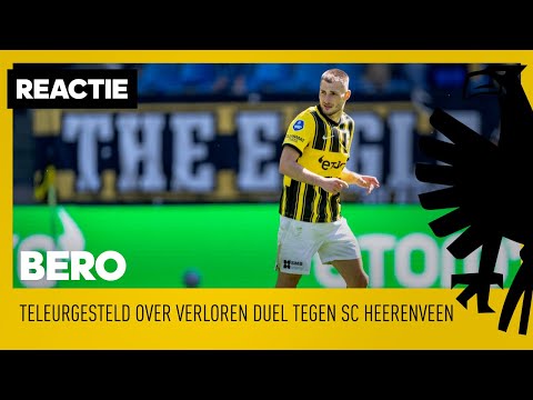 REACTIE | Bero teleurgesteld na verloren wedstrijd tegen sc Heerenveen 😔